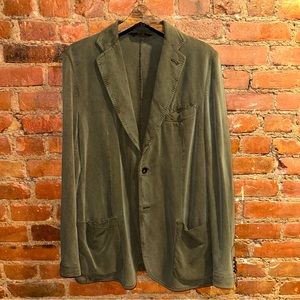 BRIONI Silk Green Jacket